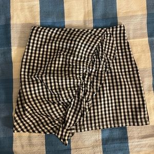 Lulu’s Gingham Mini Skirt